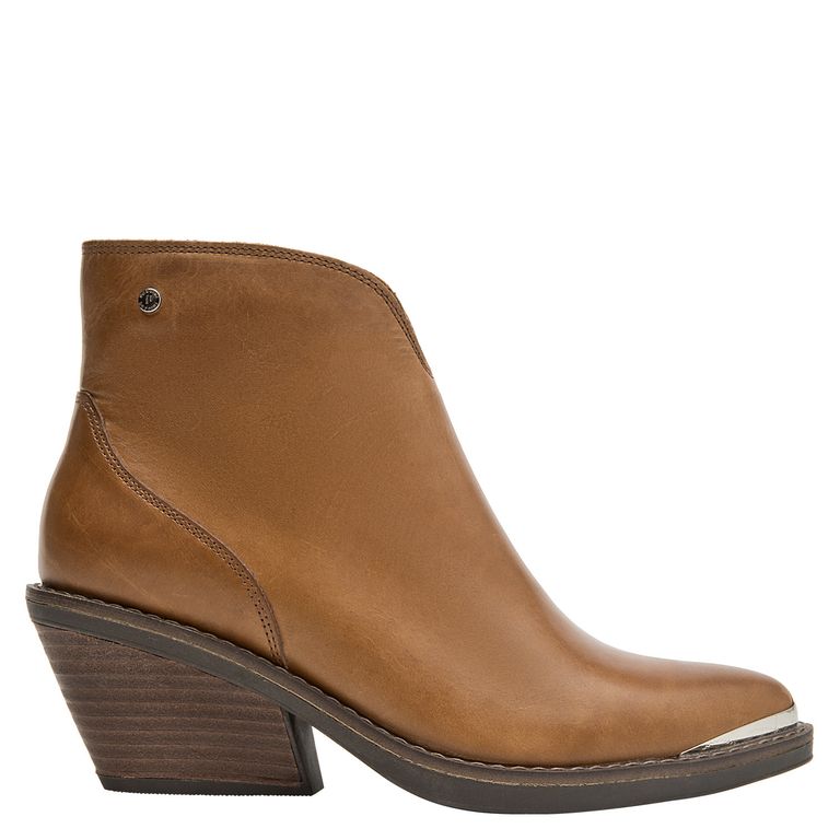 Botín Casual Mujer Marrón claro