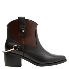 POLLINI - Botín Casual Mujer Negro