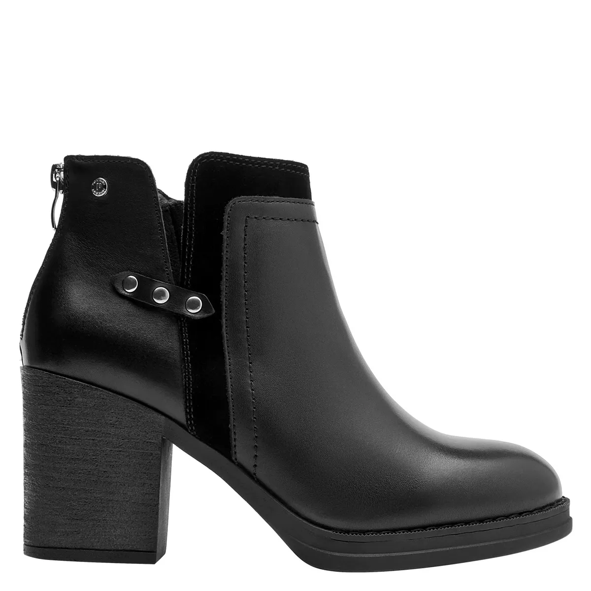 POLLINI - Botín Casual Mujer Negro Pollini