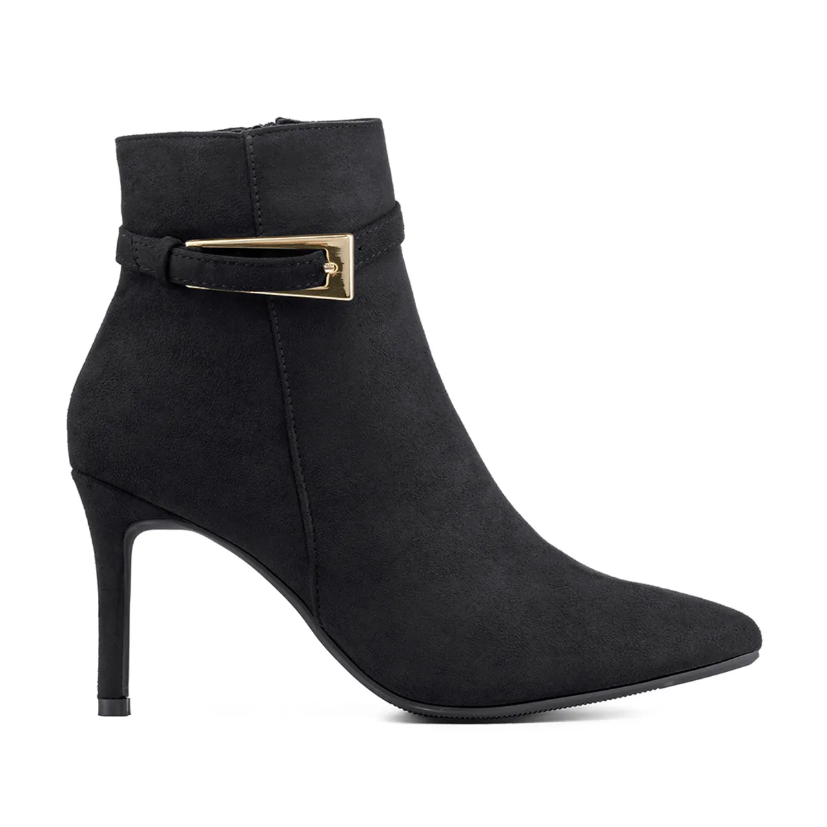 WEIDE - Botín Taco Alto Mujer Casual PU Textil Weide HX530