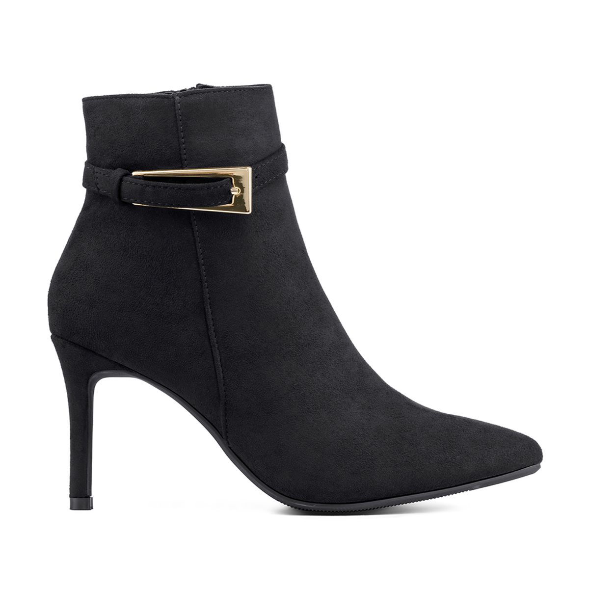 WEIDE - Botín Taco Alto Mujer Casual PU Textil Weide HX530