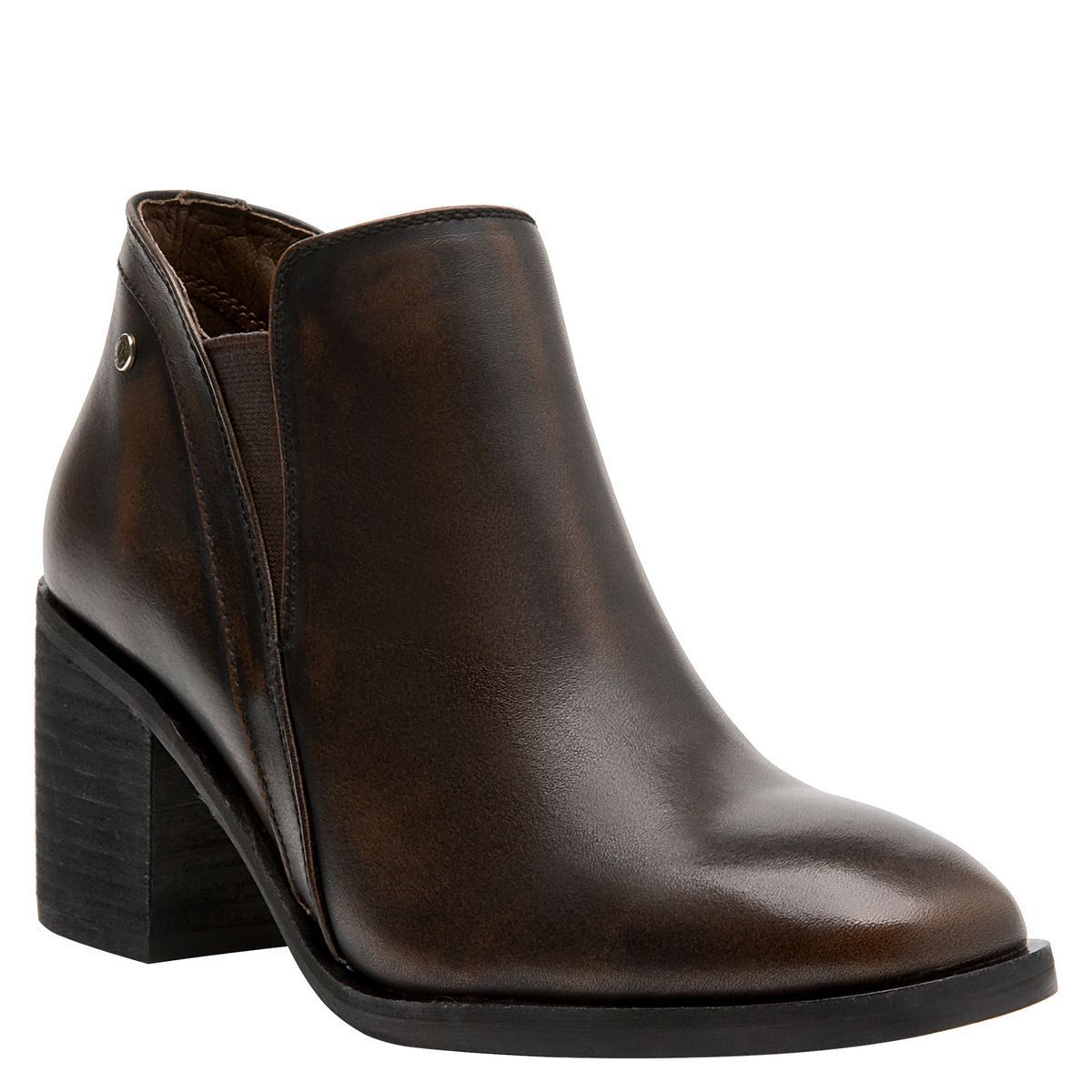POLLINI - Botín Casual Mujer Marrón oscuro Pollini