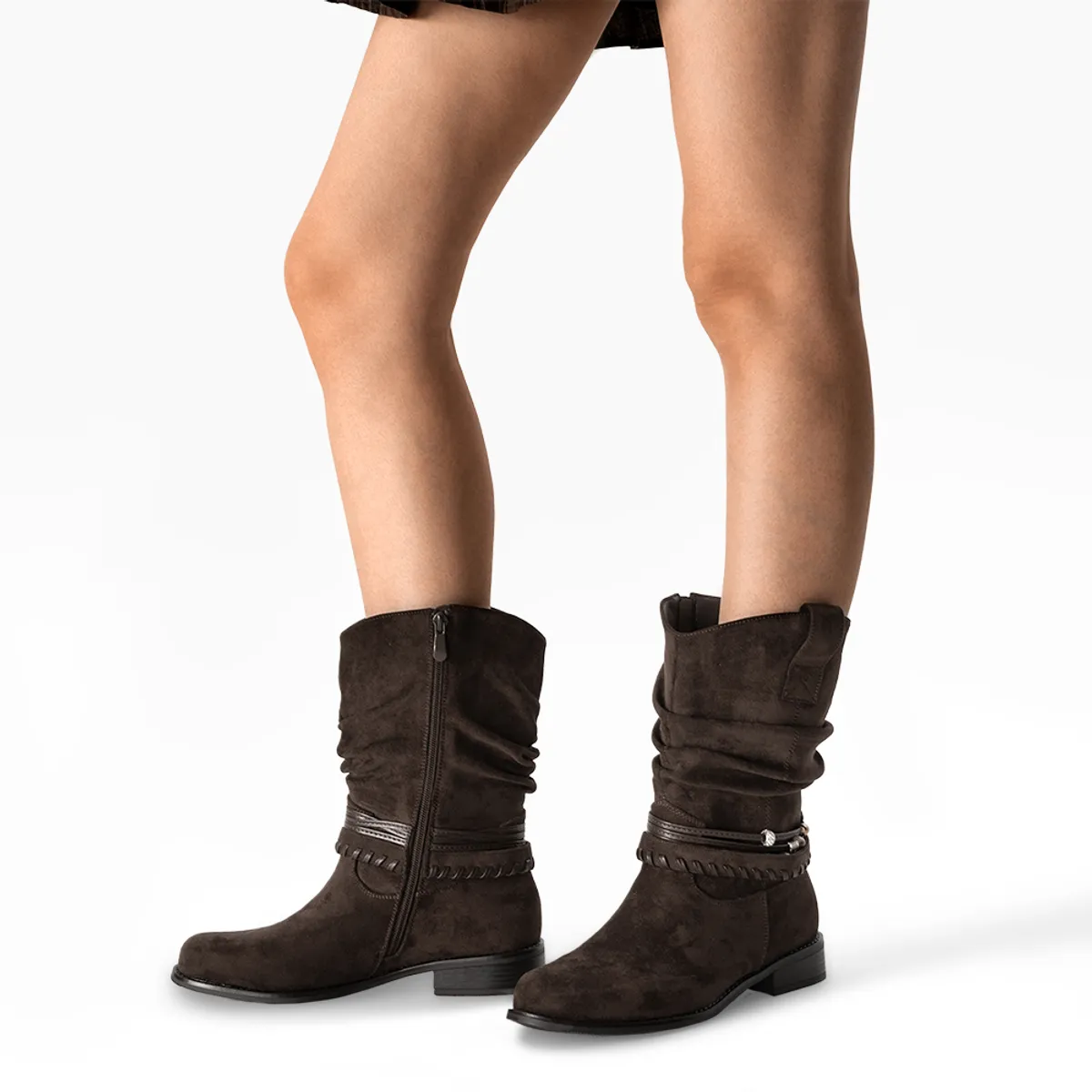 WEIDE - Bota Taco Mujer Outdoor PU Textil Weide HX533