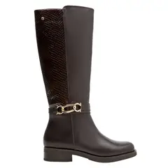 POLLINI - Bota Casual Mujer Marrón oscuro
