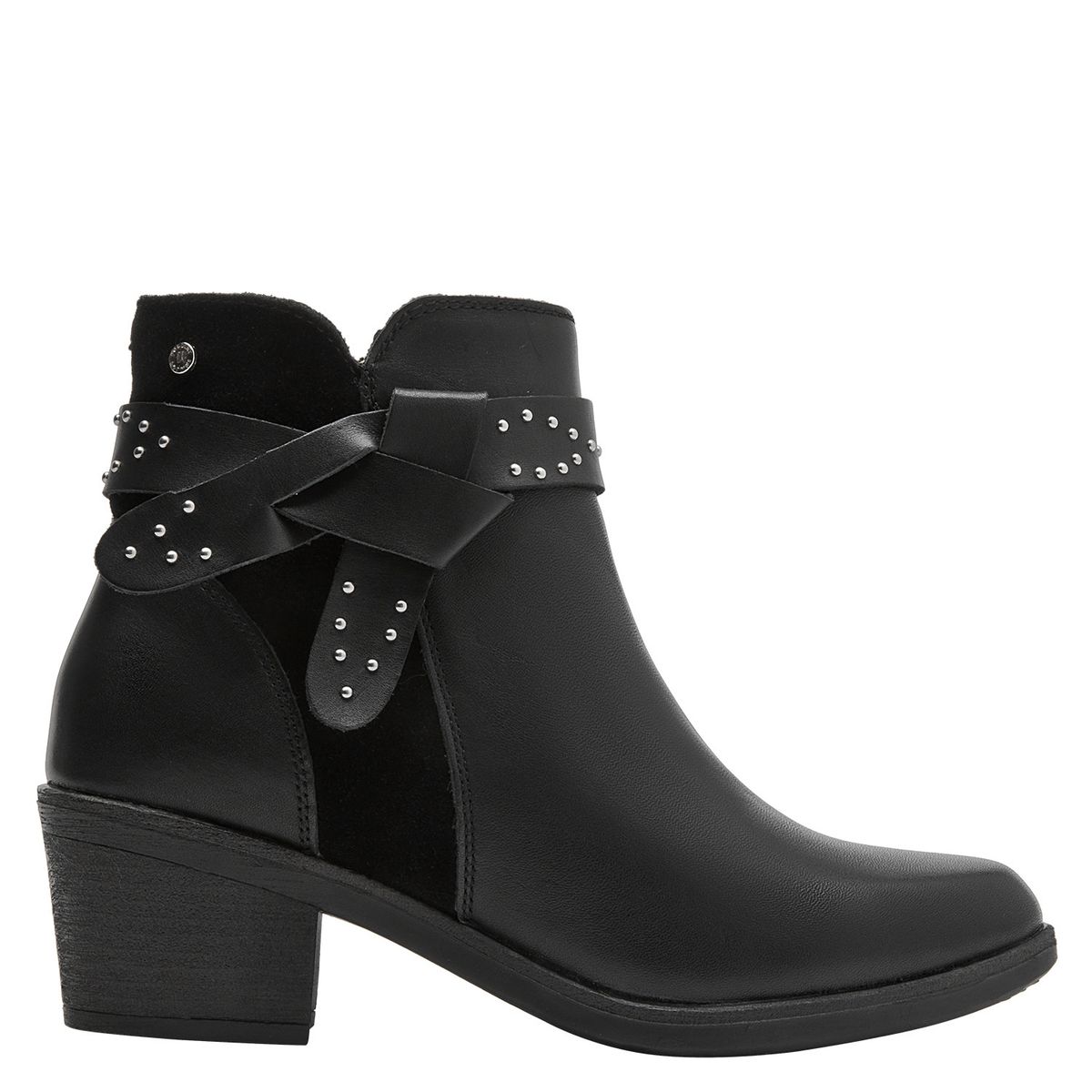 POLLINI - Botín Casual Mujer Negro Pollini
