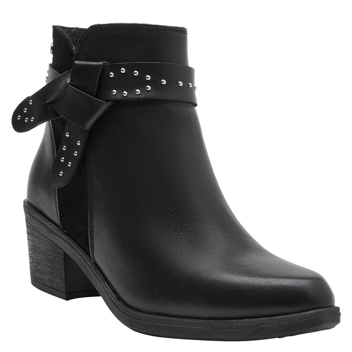 POLLINI - Botín Casual Mujer Negro Pollini