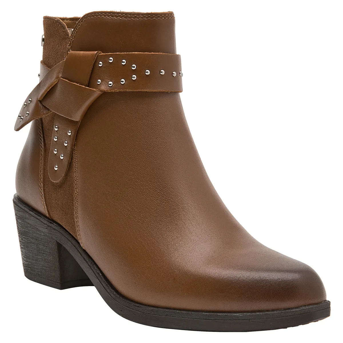 POLLINI - Botín Casual Mujer Marrón claro Pollini