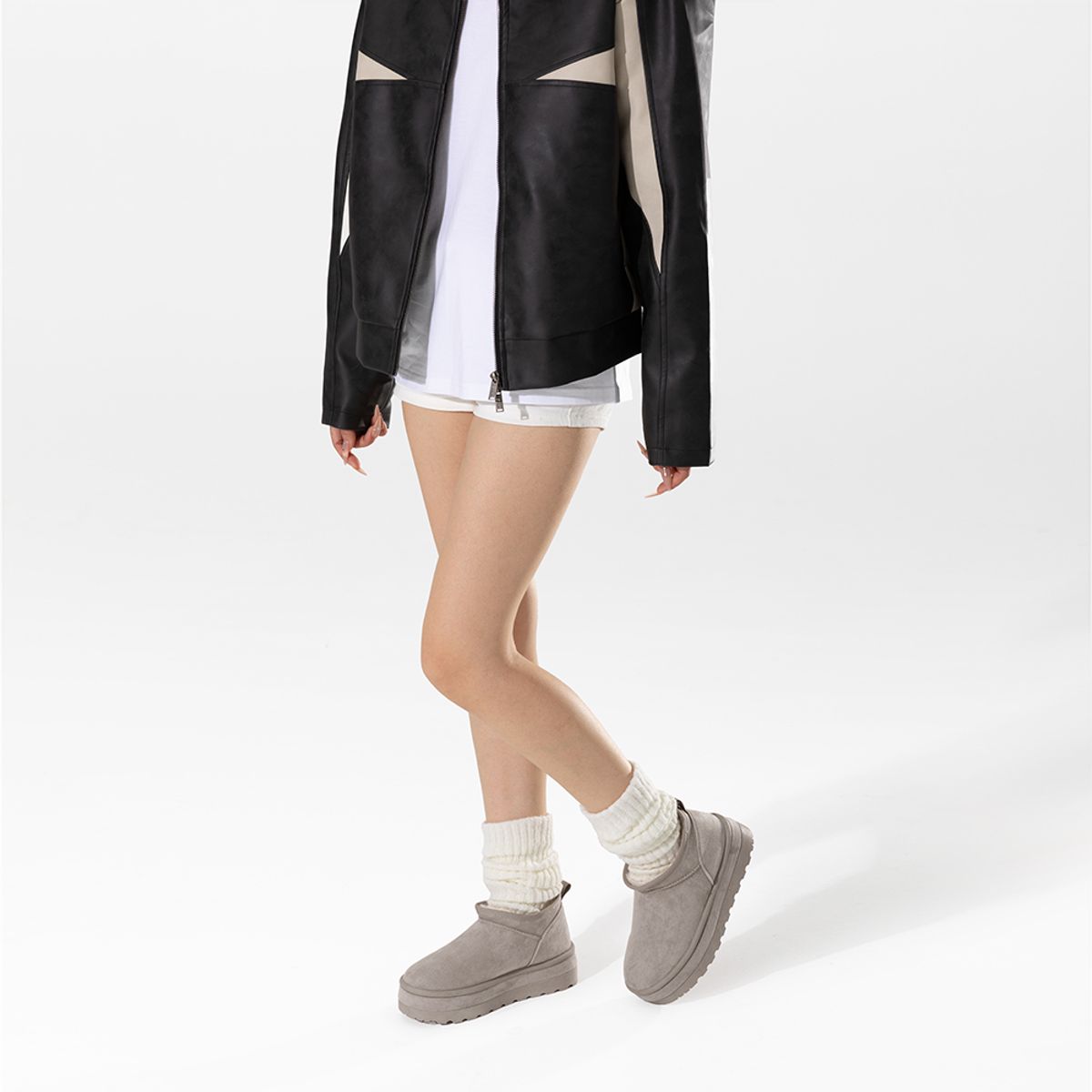 WEIDE - Botín Casual Mujer De Pu Textil Comodo Weide LT200