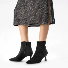 WEIDE - Botín Taco Alto Mujer Casual PU Textil QIU500