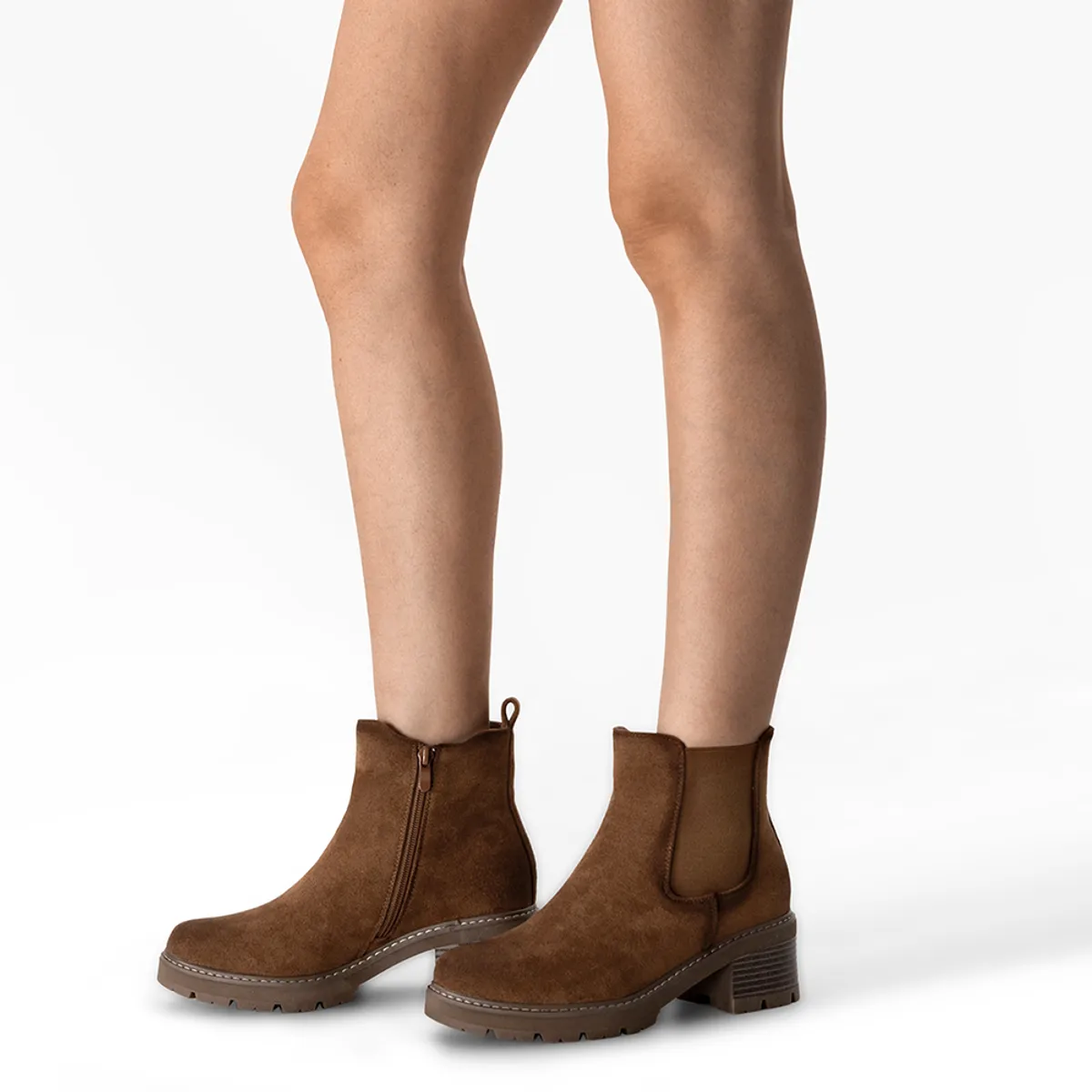 WEIDE - Botín Taco Mujer Outdoor PU Textil Weide ZS81
