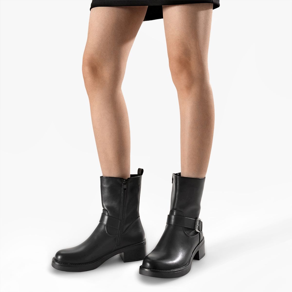 WEIDE - Botín Taco Mujer Casual PU Weide ZS82