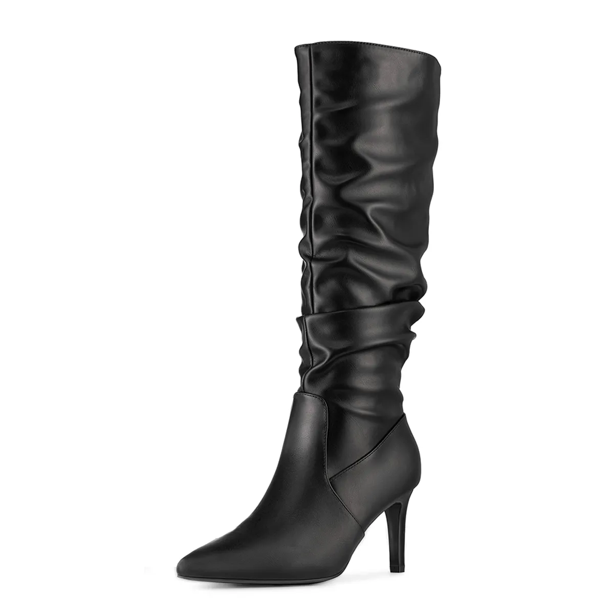 WEIDE - Bota Taco Alto Mujer Elegante PU Weide ZS86