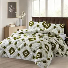 GENERICO - Cobertor de Inverno King Jacquerd Cutting Con Chiporro - Multicolor - King