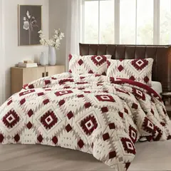 GENERICO - Cobertor de Inverno King Jacquerd Cutting Con Chiporro - Multicolor - King