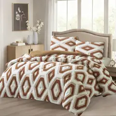 GENERICO - Cobertor de Inverno King Jacquerd Cutting Con Chiporro - Multicolor - King