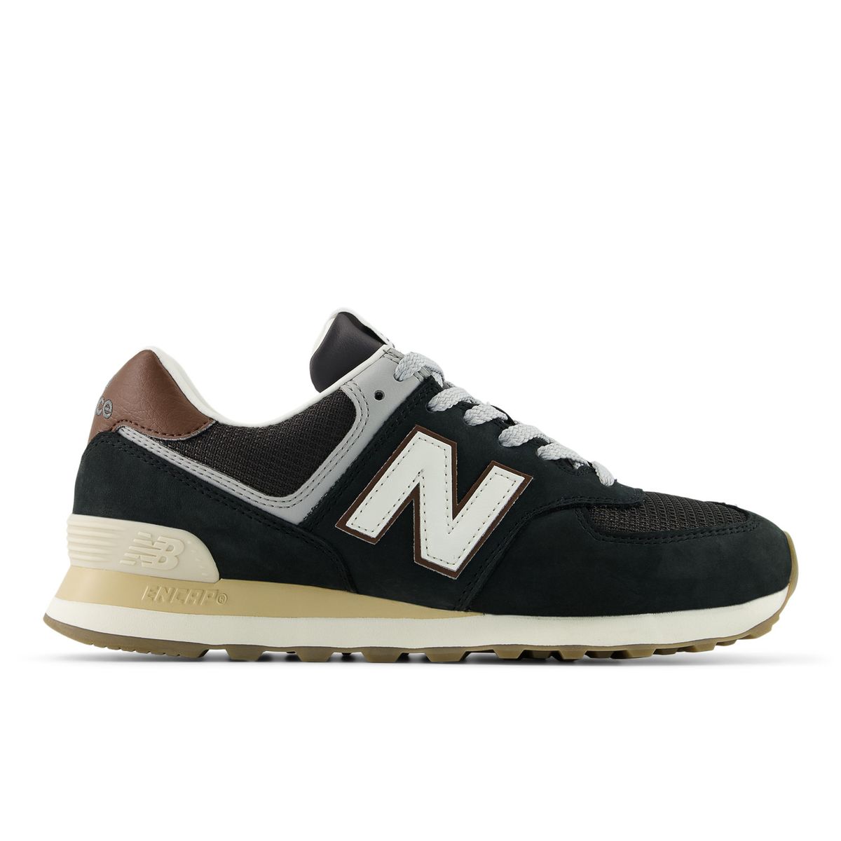 NEW BALANCE - Zapatillas Urbanas Unisex New Balance 574 Negras/Café