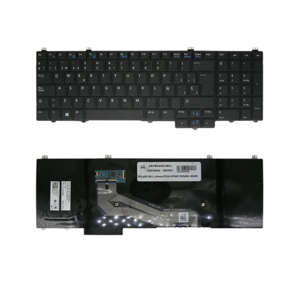 DELL - TECLADO DELL Latitude E5540 SPOINT ESPAÑOL NEGRO