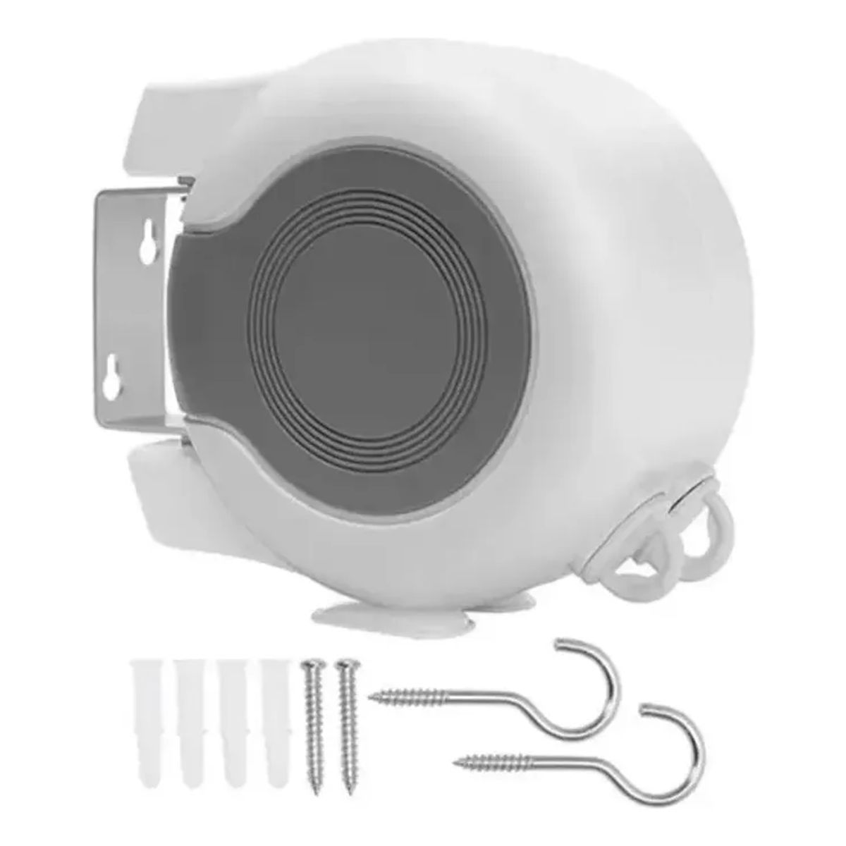 GENERICO - Tendedero Retractil Doble Linea Pared Colgador Ropa Extensib 13 M