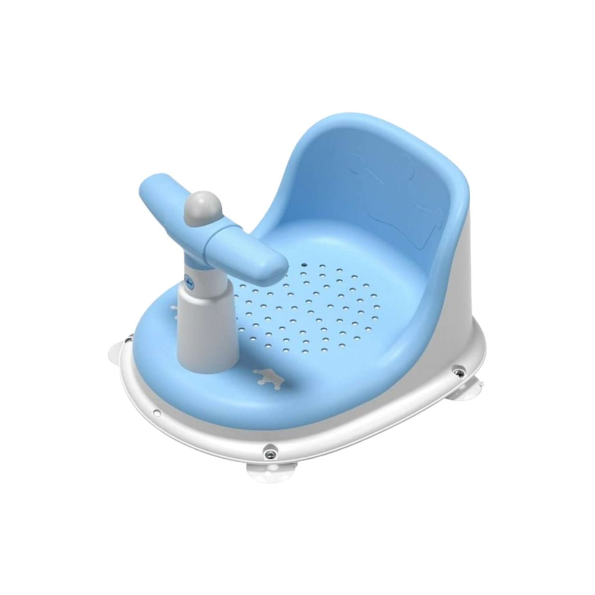 GENERICO - SILLA DE DUCHA CON SONIDO PARA BEBES AZUL