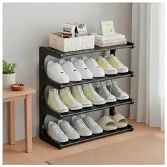 IRM - Zapatero Organizador de zapatos Repisa Rack Color Negro