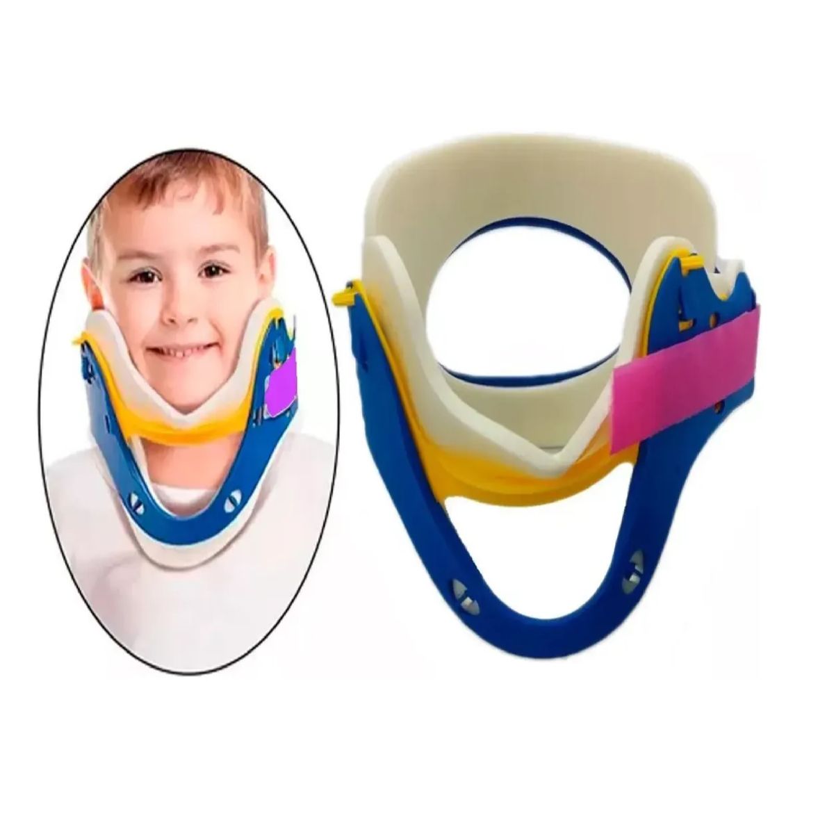 GENERICO - Collar Cervical Extricacion Pediatrico Ajustable Collarin
