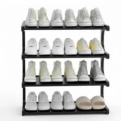 IRM - Zapatero Organizador de zapatos Repisa Rack Color Negro
