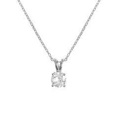 LUX JOYAS - Collar Plata 925 Punto De Luz Val