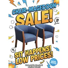 GENERICO - Sitiales índigo color gris en lino