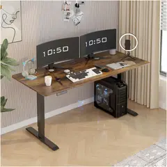 HOMER DESIGN - Escritorio Altura Ajustable Eléctrico 160x60cm Profesional