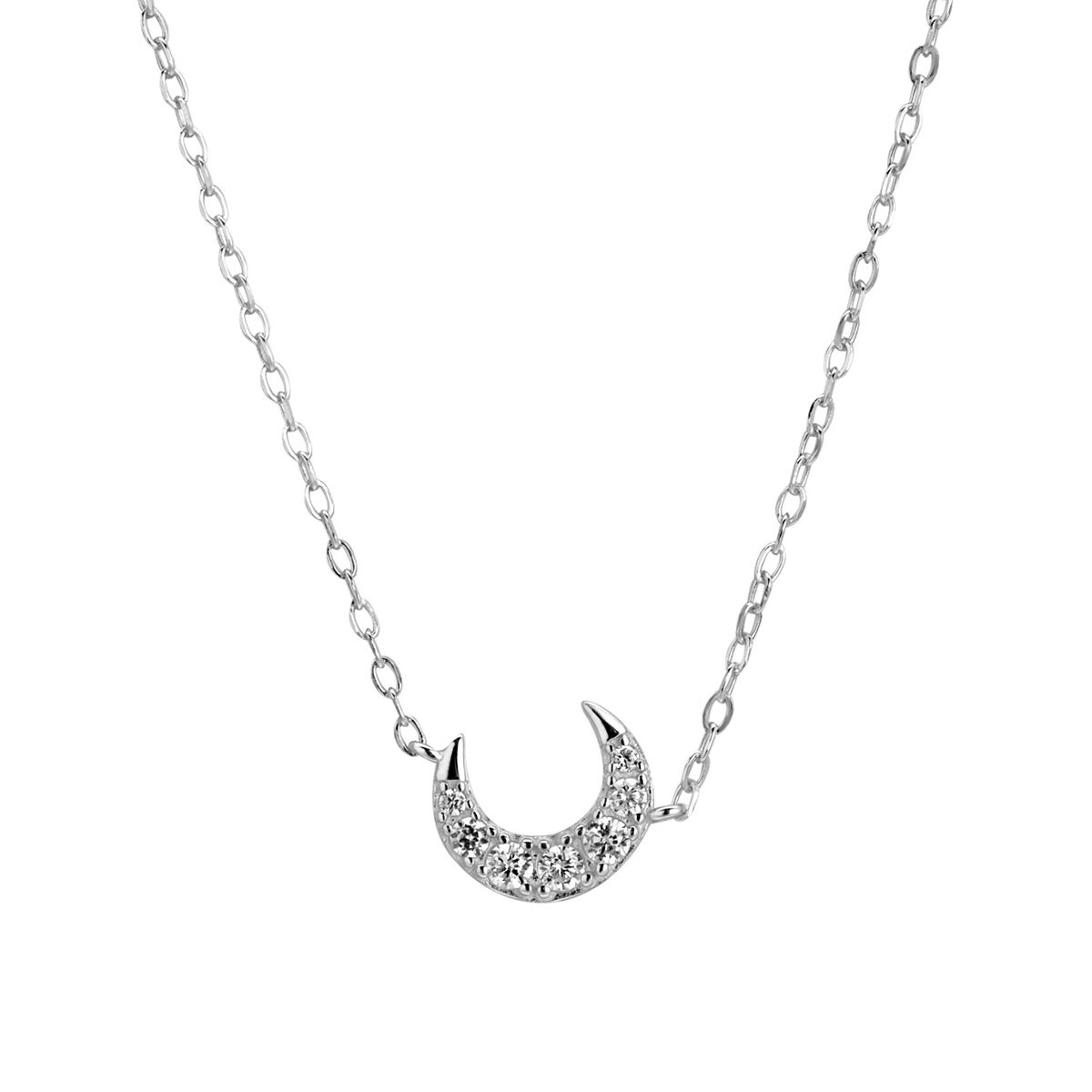 LUX JOYAS - Collar Plata 925 Luna Bri Lad