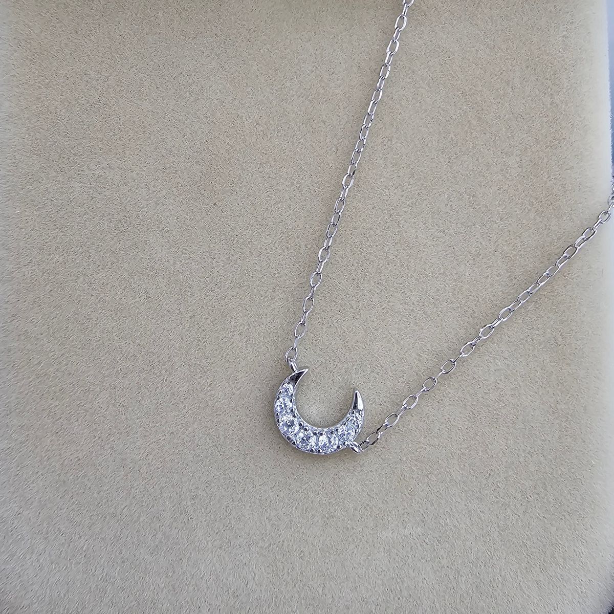 LUX JOYAS - Collar Plata 925 Luna Bri Lad