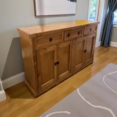 GENERICO - BUFFET RUSTICO CERRADO DE MADERA LACADO MGR MUEBLES