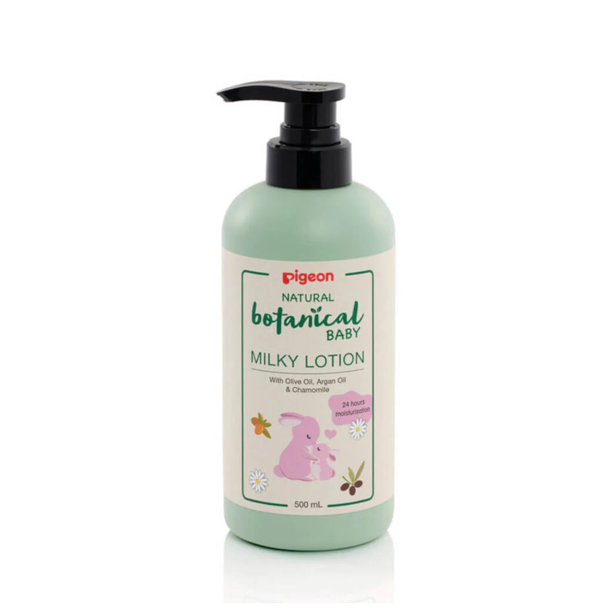 PIGEON - Crema Hidratante Pigeon Botanical Baby Milky Lotion 500mL