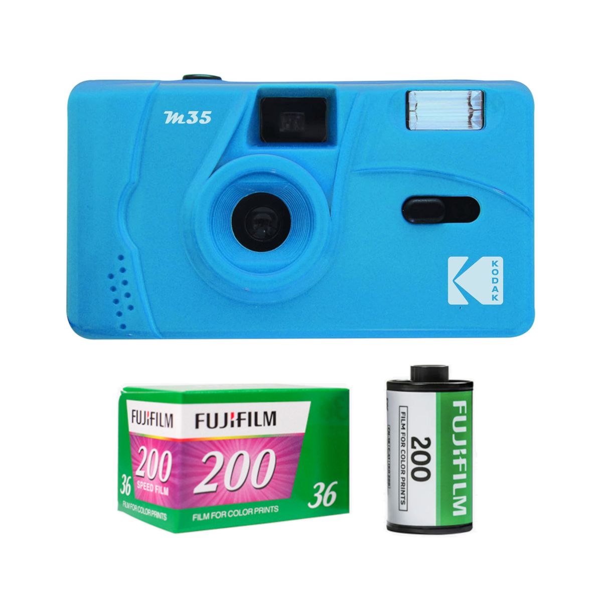 KODAK - Set Cámara Análoga Kodak M35 + Rollo 36exp
