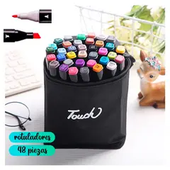 IRM - 48 Colores Marcadores Doble Punta Plumon Rotulador escolar