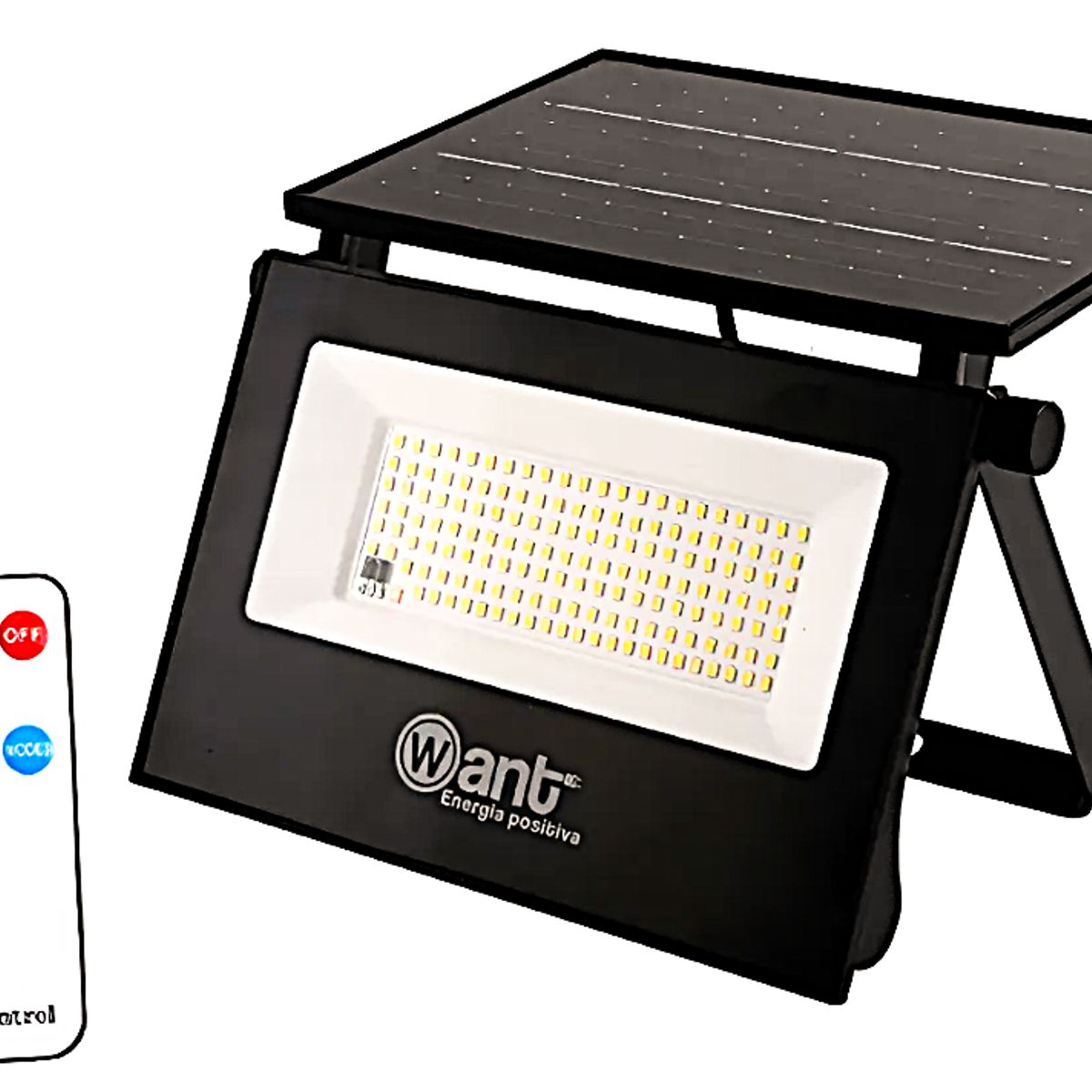 WANT - Proyector Led Solar 176 Leds Ip65 Incluye Control