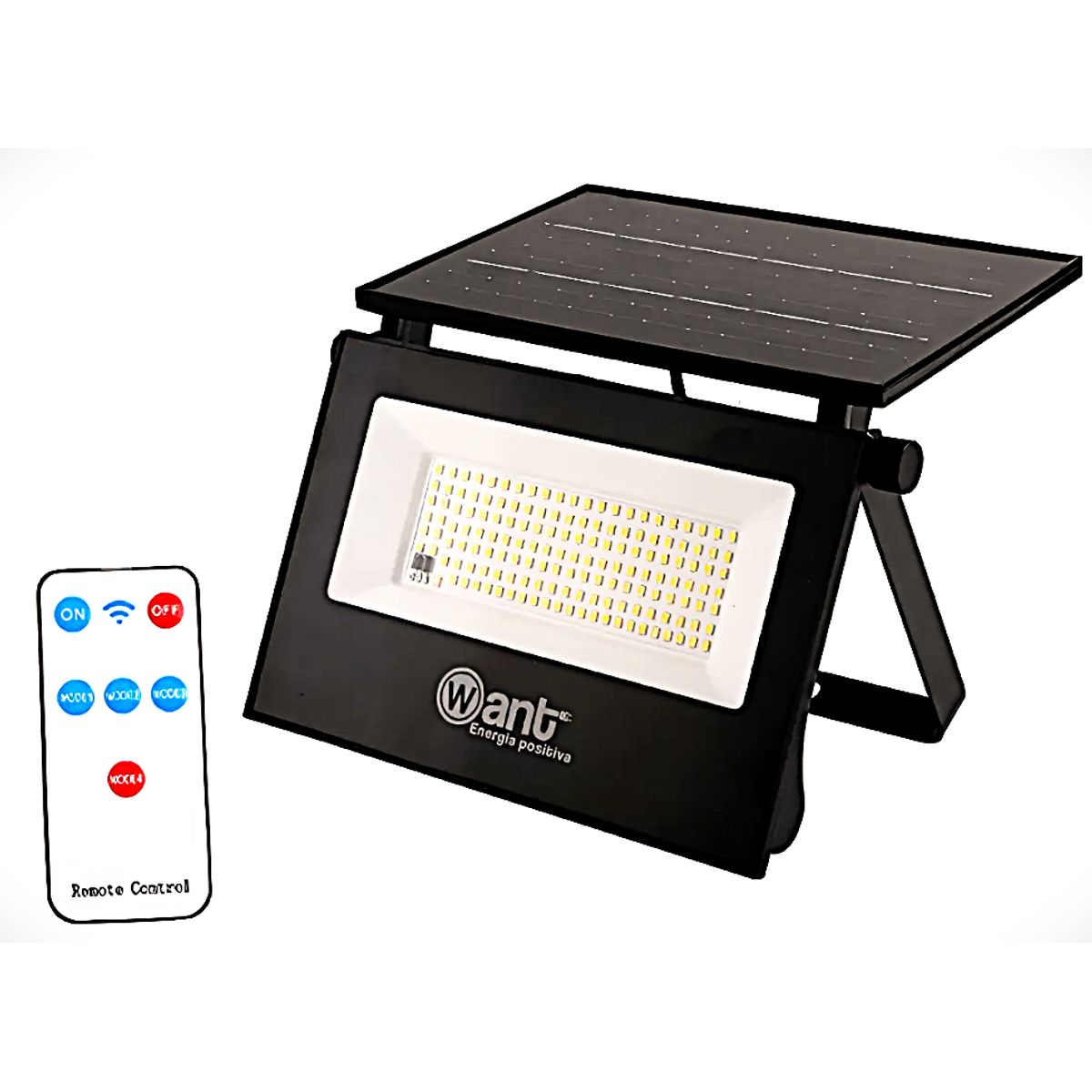 WANT - Proyector Led Solar 176 Leds Ip65 Incluye Control