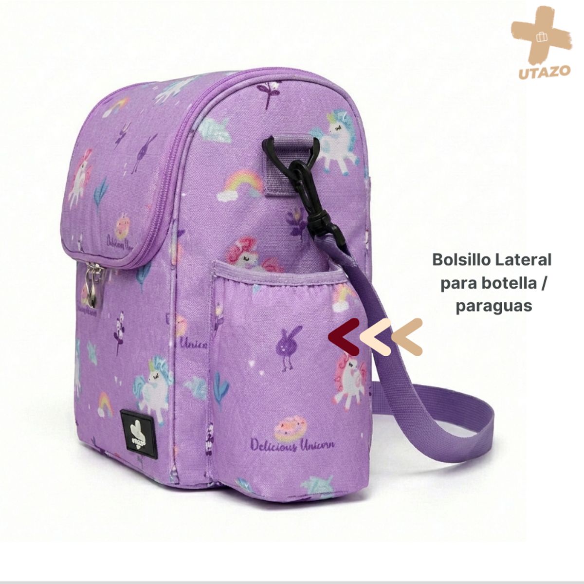 GENERICO - Lonchera Térmica Escolar Bolso Almuerzo Colación Niña