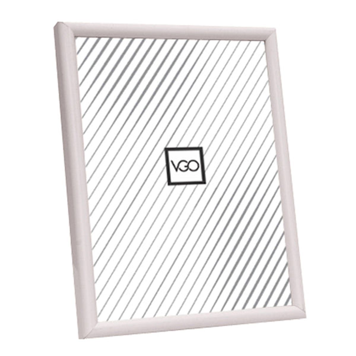 VGO - Marco plástico color Blanco 40x50 cm Blanco