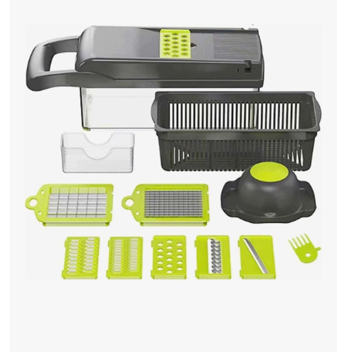 GENERICO - Rallador Picador De Verduras Juego Multiusos De 15 Pcs