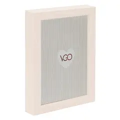 VGO - Marco madera tipo box Blanco 50x70 cm Blanco