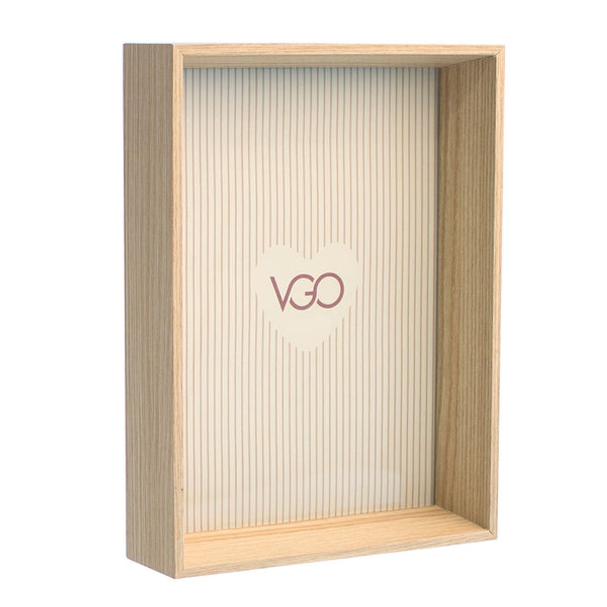 VGO - Marco madera con profundidad Natural 13x18 cm Natural