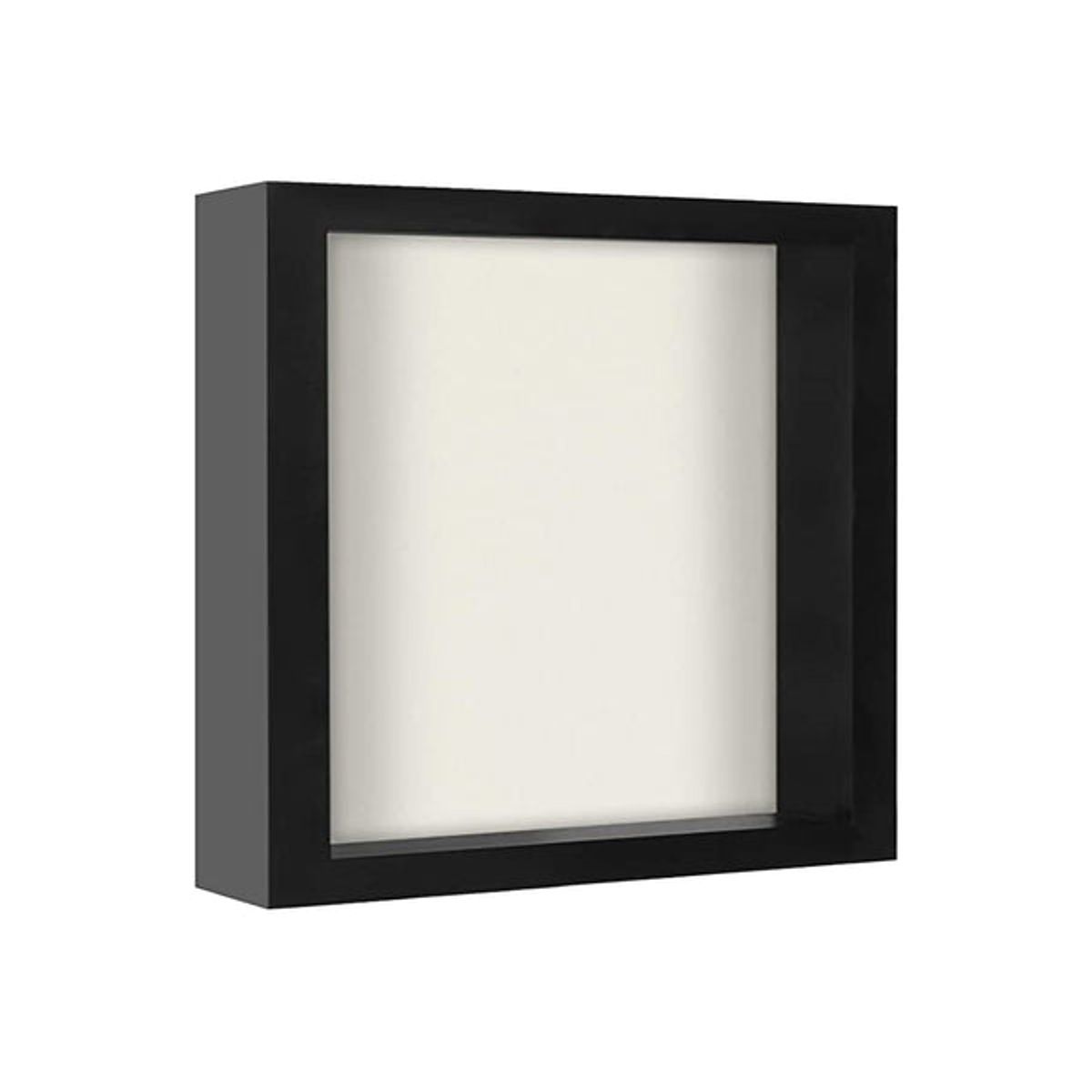 VGO - Marco Shadow box. profundidad 5 cm. Entre Fondo y frente Negro 20x20 cm Negro