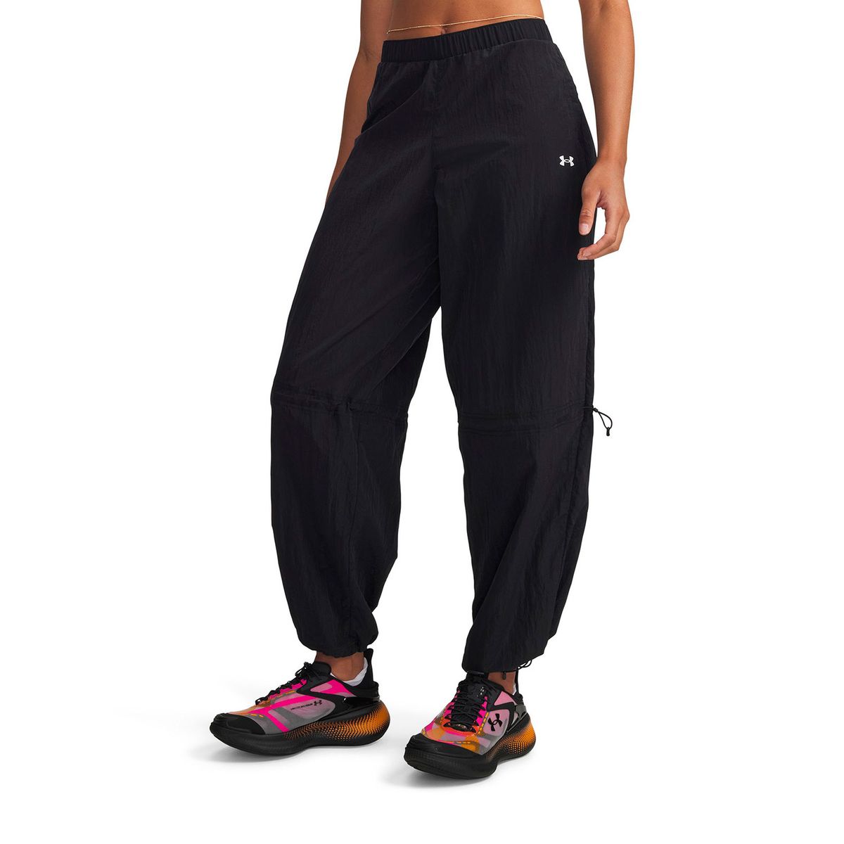 UNDER ARMOUR - Pantalon UA Rival Woven Bungee Pants Negro Mujer UNDER ARMOUR