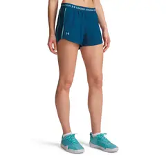 UNDER ARMOUR - Short UA Tech Play Up Azul Mujer