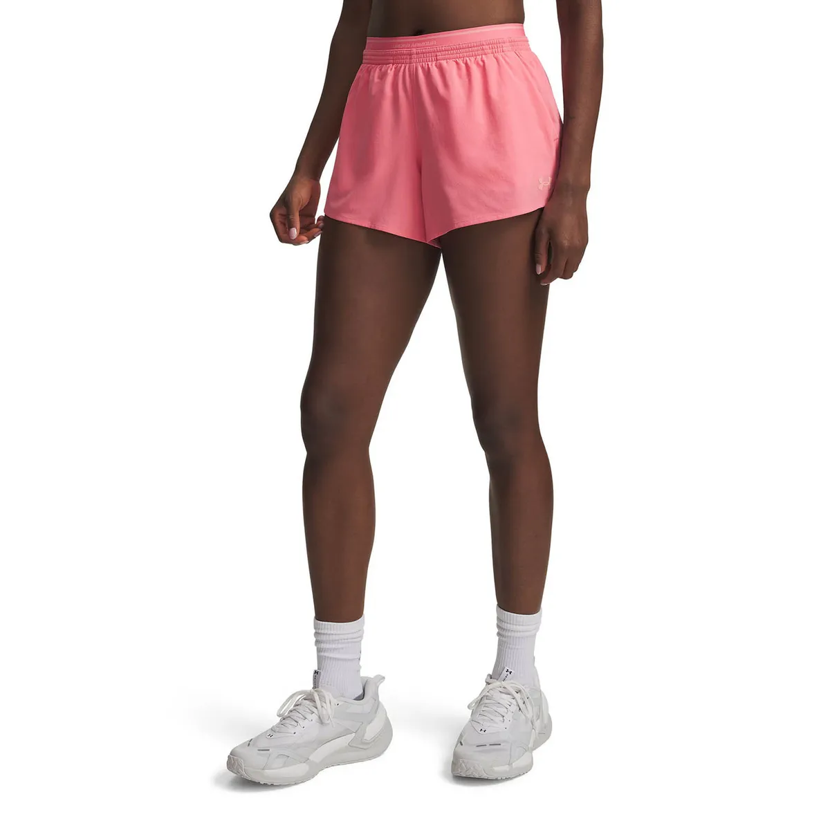 UNDER ARMOUR - Short UA Vanish Woven 3" Rosado Mujer UNDER ARMOUR