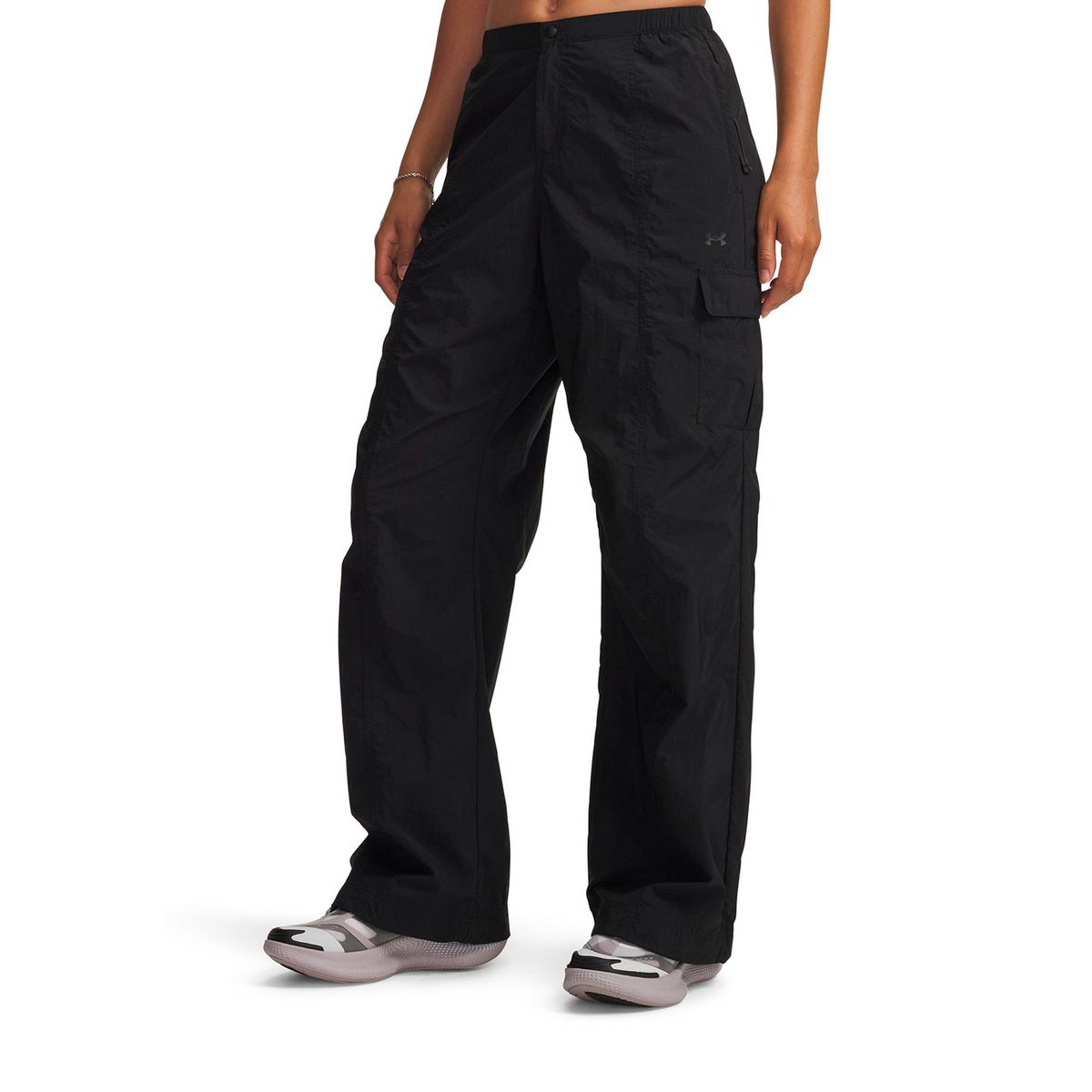 UNDER ARMOUR - Pantalon UA Unstoppable Woven Utility Negro Mujer UNDER ARMOUR