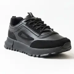 BOTELI - Zapatillas Negro Deportivas Escolar para Mujer S21