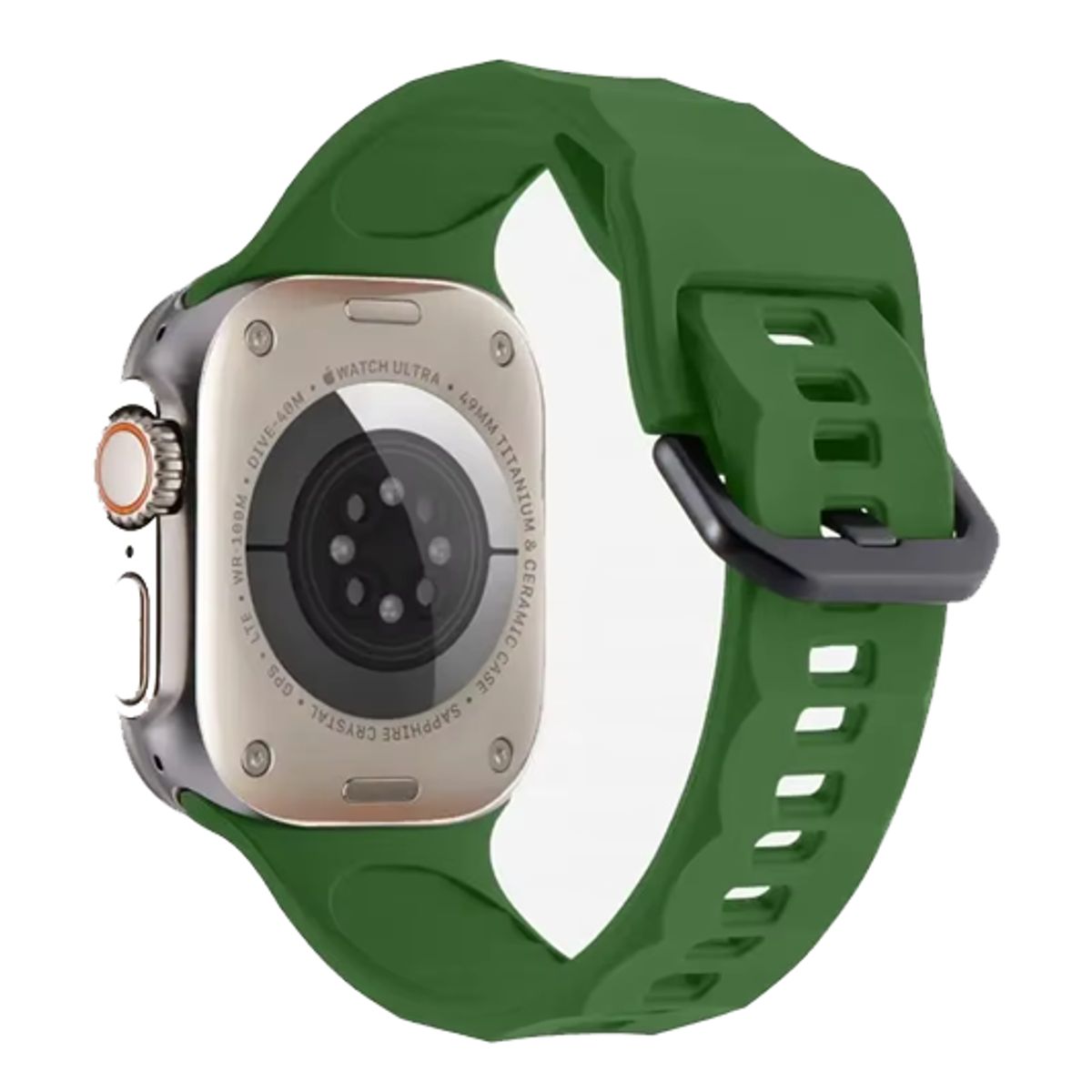 GENERICO - Correa Silicona Deportiva Para Apple Watch 44 / 45 46 / 49mm