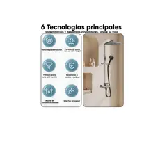 GENERICO - Regadera Mano Alta Presión 5 Modos con Filtro Antical
